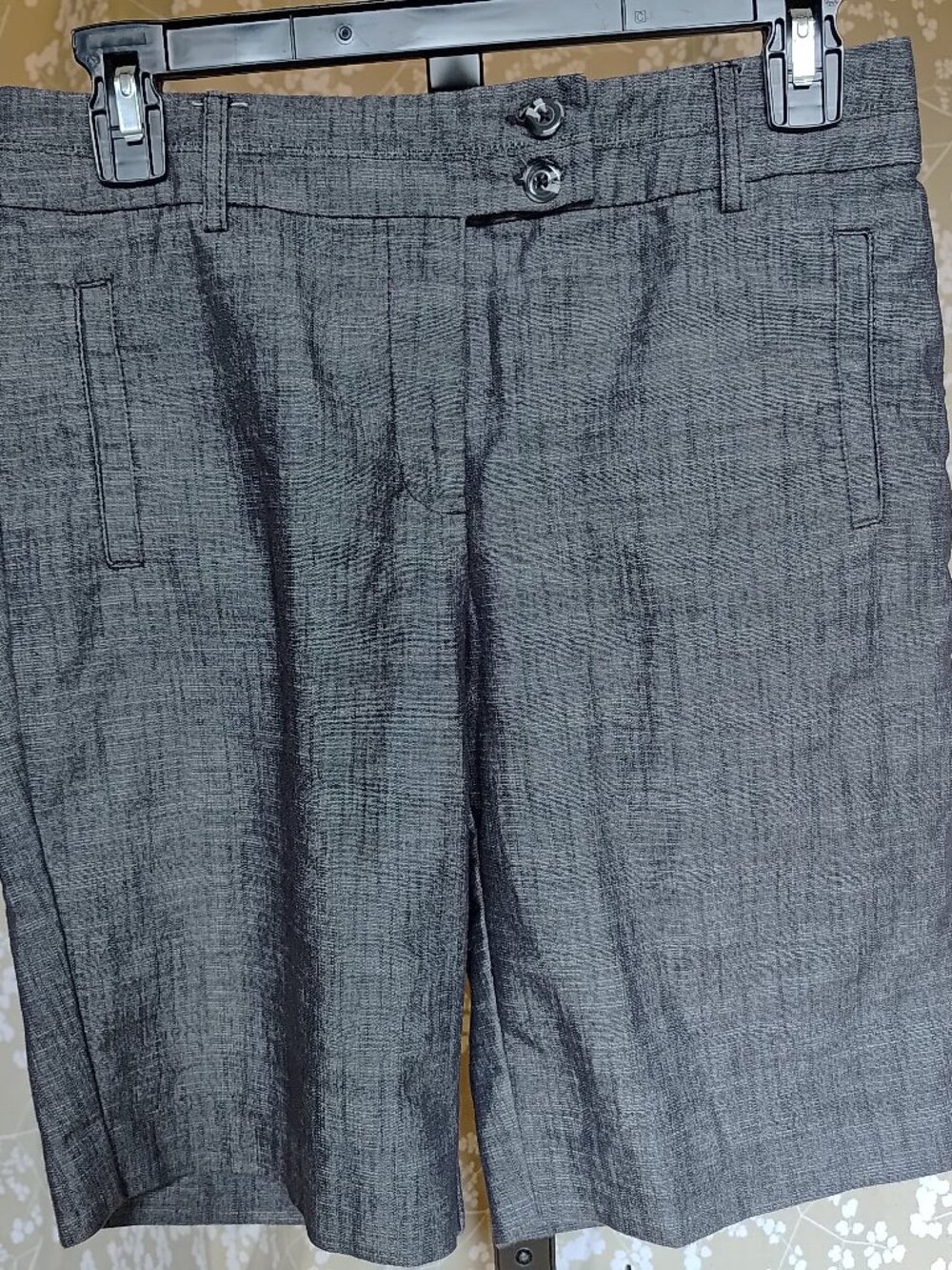 Counterparts Shorts Grey Heather Fabric Good Construction Size 6P